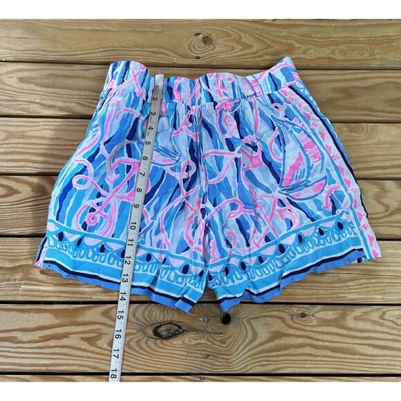 NWT $78 Lilly Pulitzer Neilah Shorts Size XS Women’s Blue - Picture 9 of 11